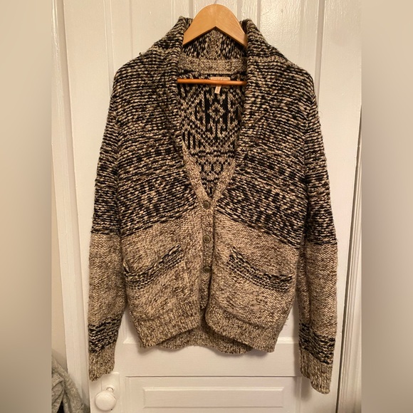 Wilfred Free Chunky Wool Knit Cardigan - Picture 2 of 5